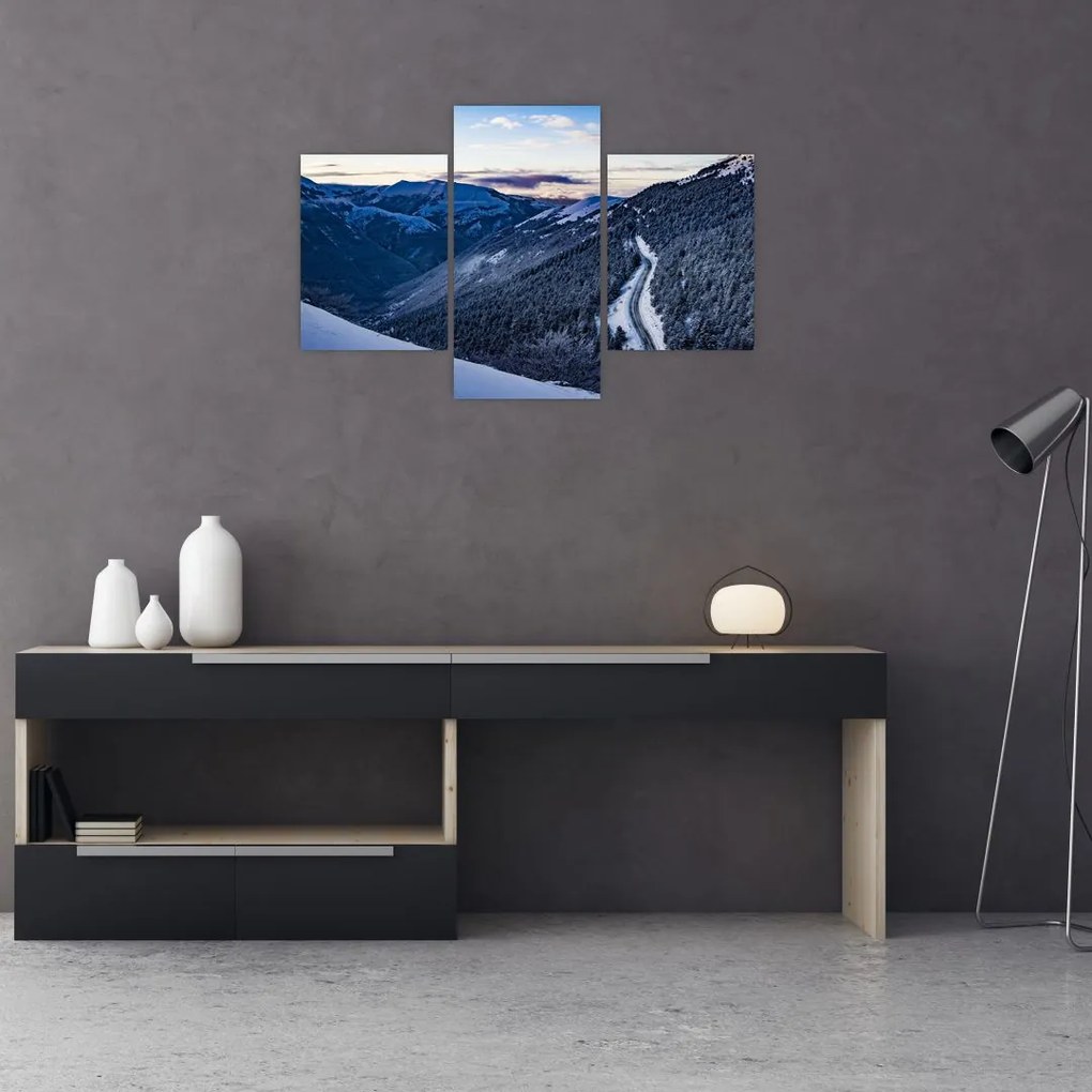 Tablou - Pantă înzăpezită (90x60 cm)