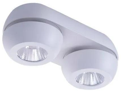 Spot LED aplicat directionabil de tavan/plafon OJOS 2 alb