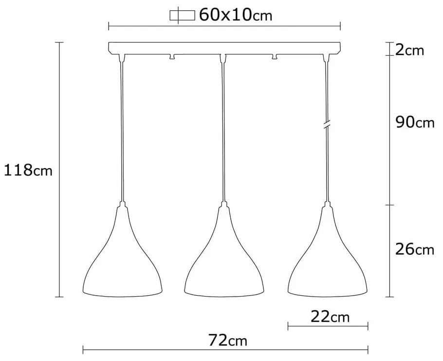 Lustră neagră cu abajur din metal Berceste – Opviq lights