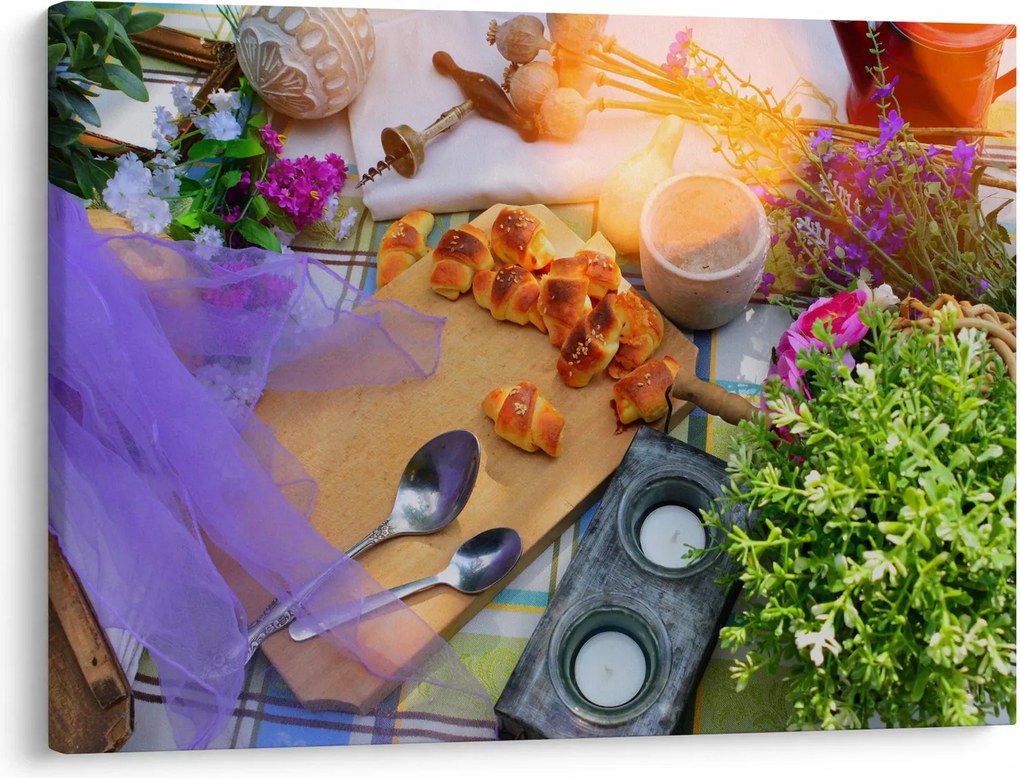 Tablou - picnic de vară (70x50 cm)