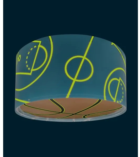 Plafonieră pentru copii BASKET 2xE27/15W/230V Dalber 41746