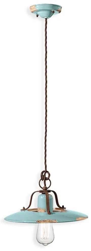Pendul design retro realizat manual din ceramica COUNTRY, 30cm
