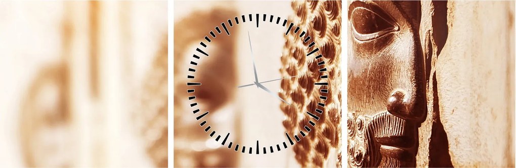 Tablou - Relief persan (cu ceas) (90x30 cm)