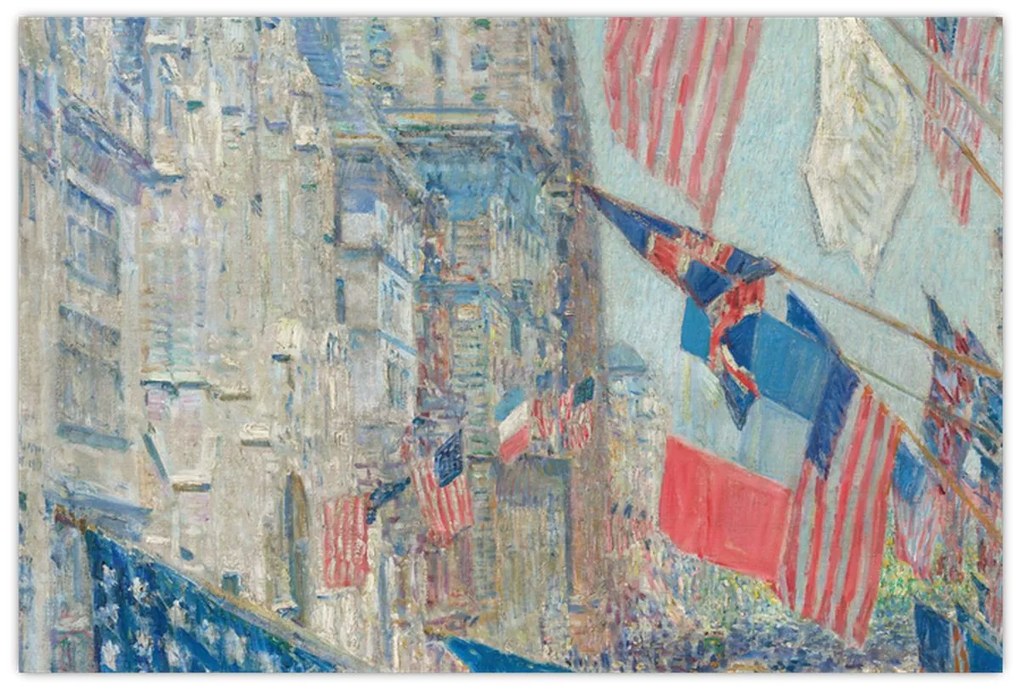 Tablou - Childe Hassam, Allies day, reproducere (90x60 cm)