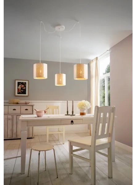 Eglo 43403 - Lustră pe cablu ARNHEM 3xE27/40W/230V