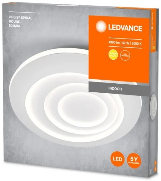 Plafonieră LED Ledvance ORBIS SPIRAL LED/42W/230V