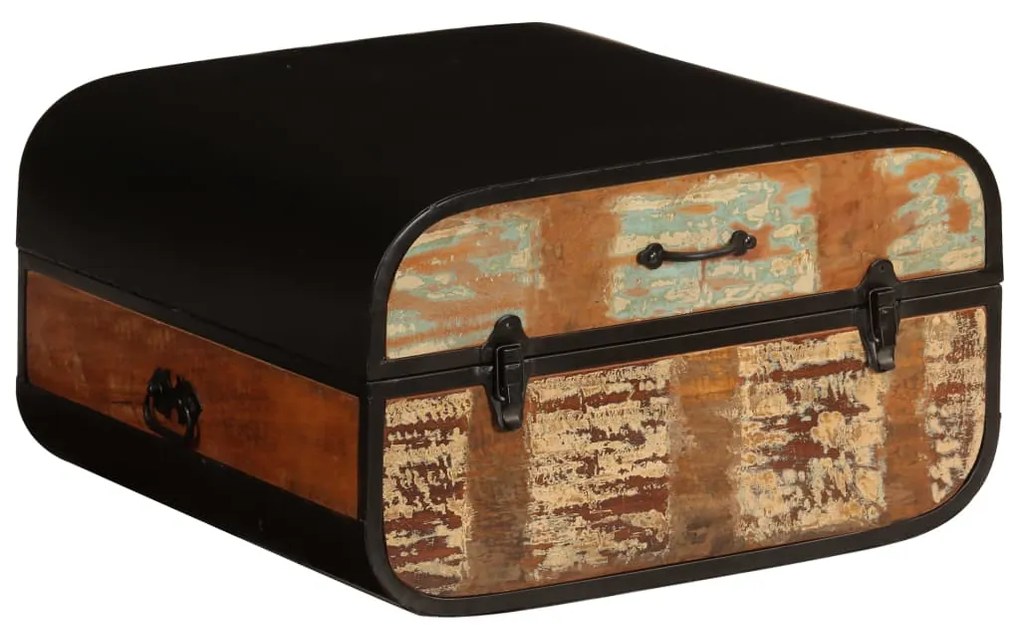 246273 vidaXL Cufăr, 60 x 60 x 35 cm, lemn masiv reciclat