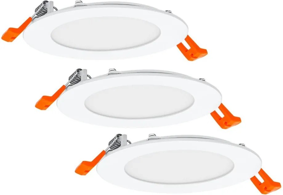 Osram - Set 3x spot LED încastrat, 8W, 230V, 3000K, alb