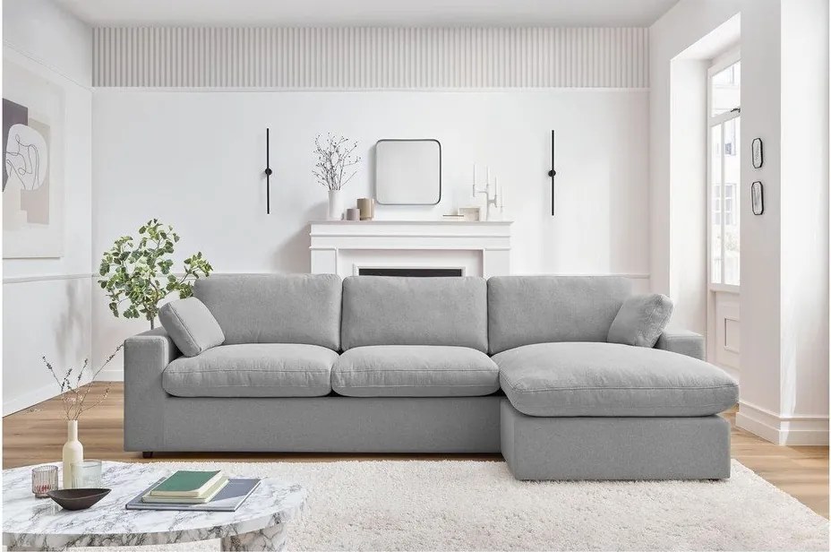 Colțar gri deschis Belair – Bobochic Paris