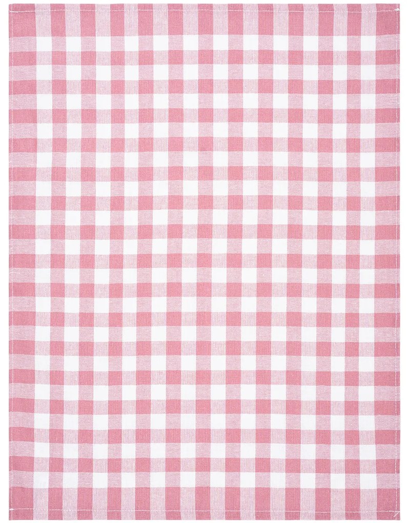 Prosop de bucătărie roz, 50 x 70 cm, set 3 buc.