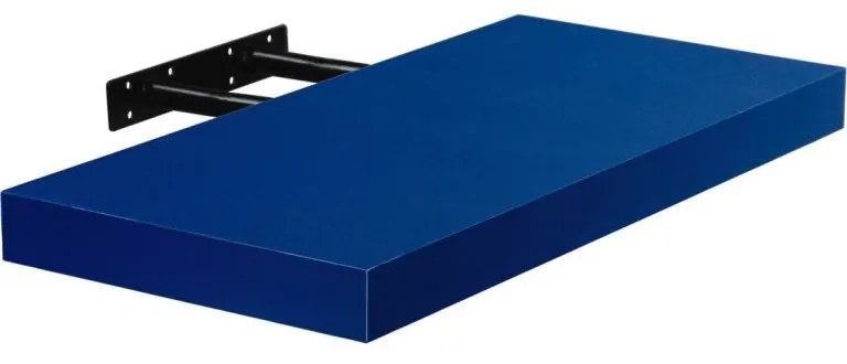 Raft de perete stilist Volato, 50 cm, albastru