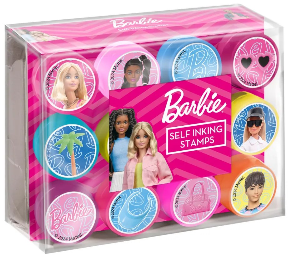 Barbie Malibu set de ștampile 12 bucăți
