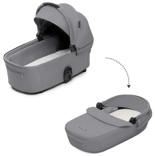 Cărucior de copii combinat 2 în 1 KINDERKRAFT NEA 2 Platinum grey