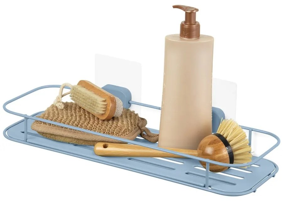 Raft pentru baie albastru deschis autoadeziv din metal Grena – Compactor