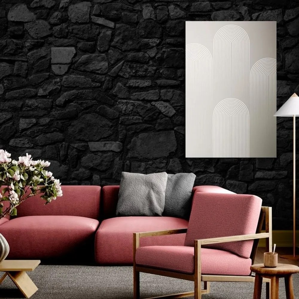 Tablou curcubeu elegant Mid-Century