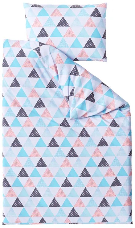 Lenjerie de pat din bumbac VELES, colorata Dimensiunile lenjeriei: 70 x 90 cm | 140 x 200 cm