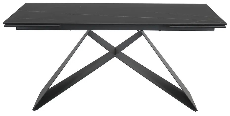 Masa de bucaterie Westin II 160 x 90 cm, neagra