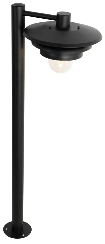 Stâlp de iluminat exterior de design negru 100 cm IP44 - Morty