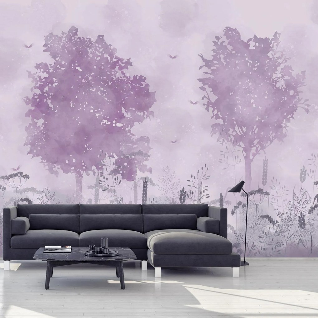 Fototapet - Peisaj violet (147x102 cm)