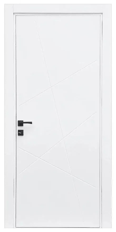 Usa Interior din MDF Novo Doors ND170 LUX PREMIUM, Cadru din Lemn Masiv, KIT COMPLET, Toc Reglabil de 10 CM INCLUS, Plinta pe Ambele Parti (Culoare: