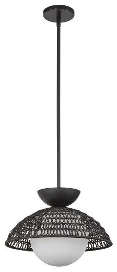Alora Mood ALM-PERTH-P-BK - Lustră pe tijă PERTH, 1xE27/60W/230V, Ø 37,5 cm, negru