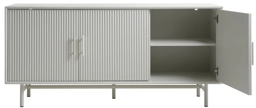 Comodă gri 160x75x45 cm Palma – Unique Furniture