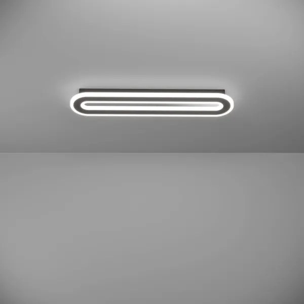 Plafonieră LED dimabilă Eglo 901243 MACCHIONI LED/20W/230V negru + telecomandă