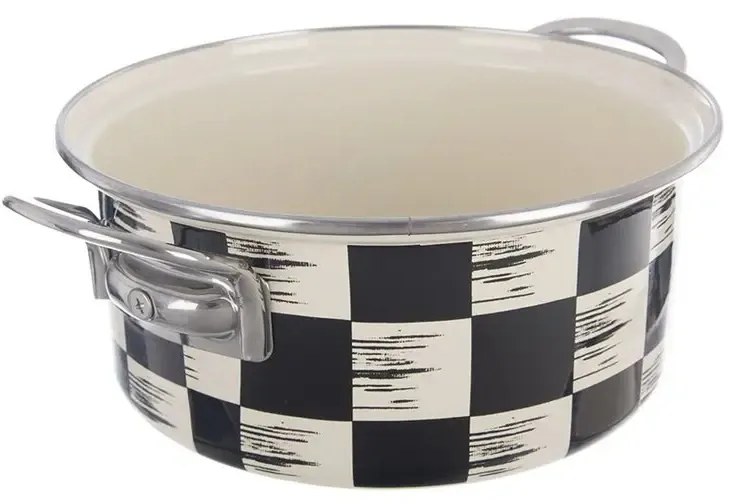 Orion Casserole smaltată Șah Lem, 2,2 l, diametru20 cm