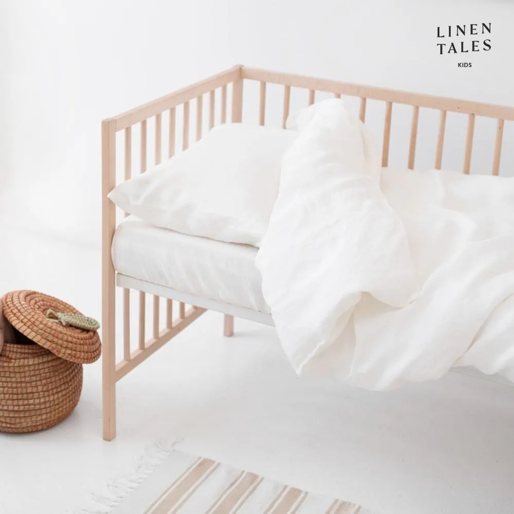 Lenjerie de pat pentru copii din in pentru pătuț 100x140 cm – Linen Tales