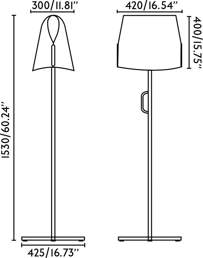 Lampadar/Lampa de podea design decorativ LUANG M Black/beige