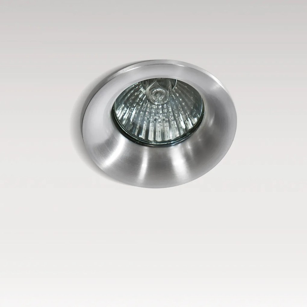 Spot incastrat tavan/plafon Ivo 1 aluminiu