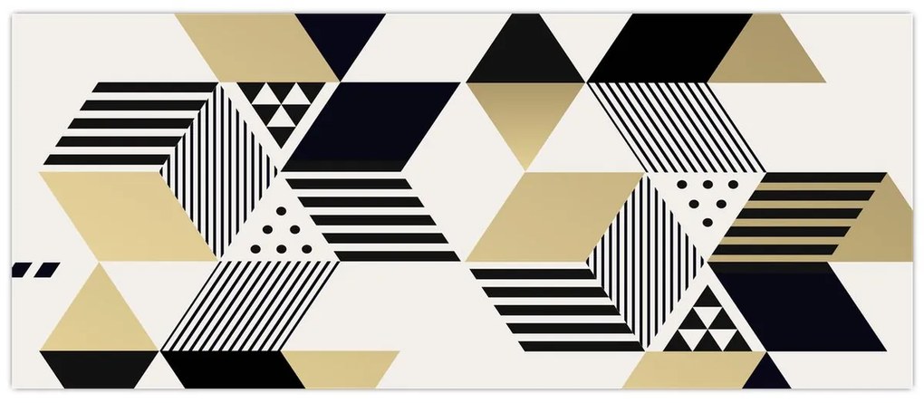 Tablou - Forme geometrice N⁰1 (120x50 cm)
