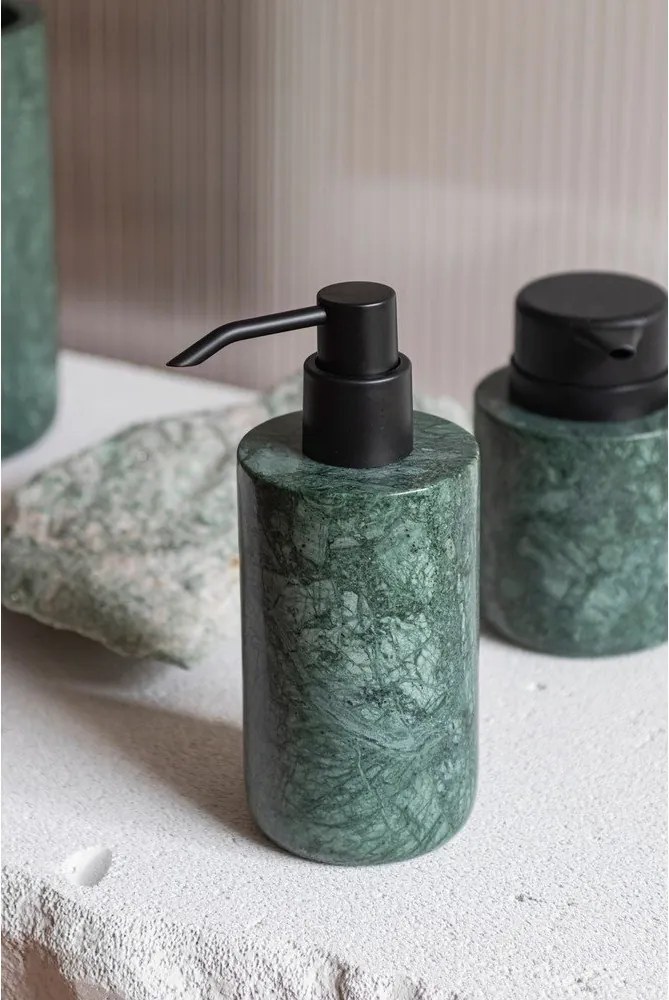Dozator de săpun lichid verde închis din marmură 200 ml Marble – Mette Ditmer Denmark
