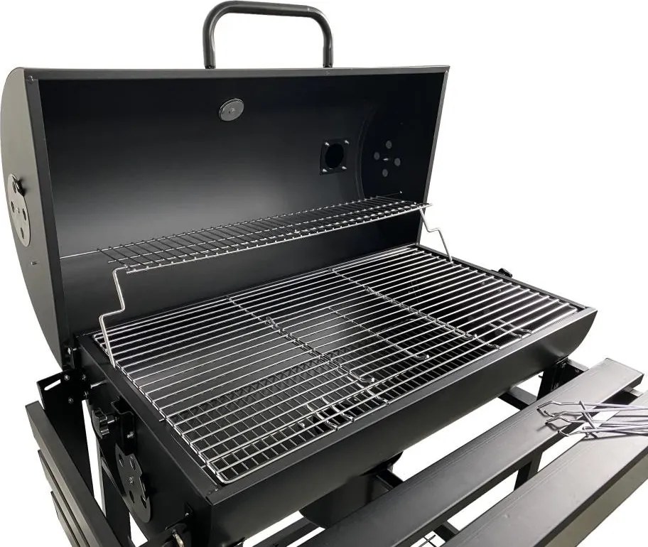 Grătar multifuncțional cu afumătoare + rotisor electric KRISTEN