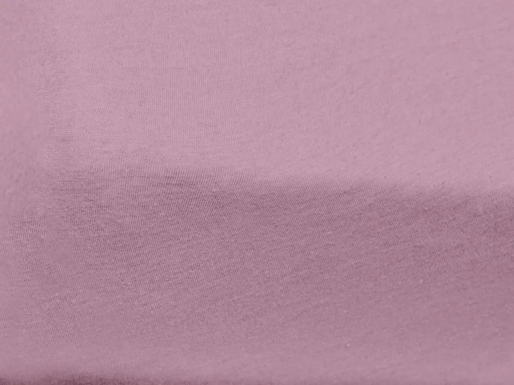 Cearsaf Jersey EXCLUSIVE cu elastic 180 x 200 cm roz Gramaj (densitatea fibrelor): Lux (190 g/m2)