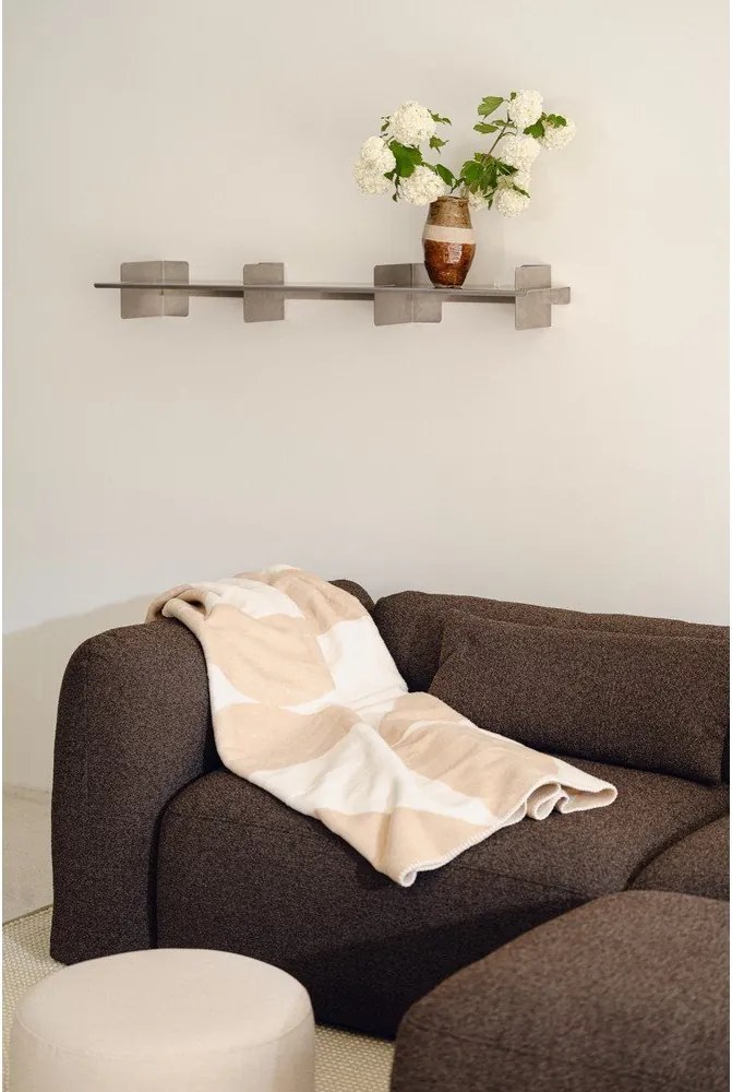 Pătură bej/crem 150x200 cm Tul – noo.ma