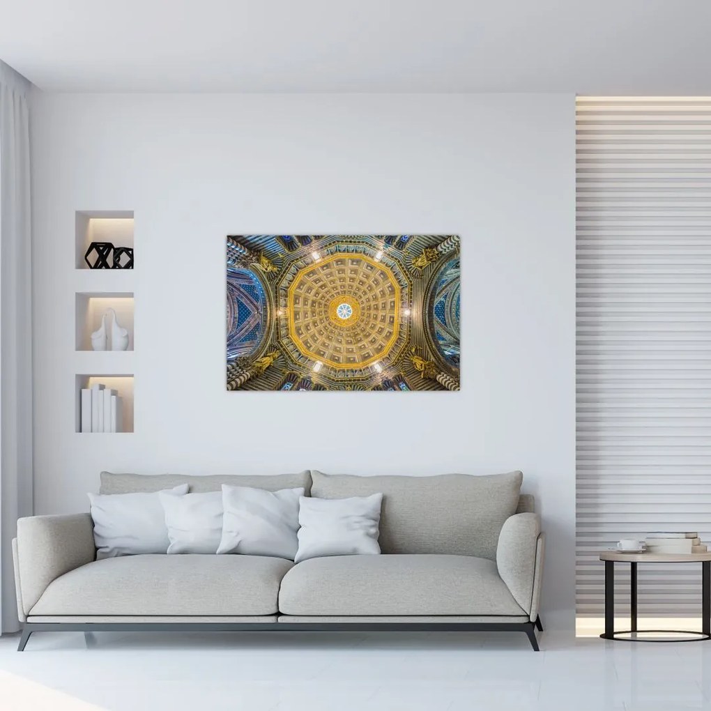 Tablou cu tavanul bisericii Siena (90x60 cm)