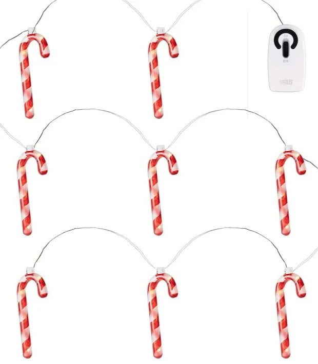 Ghirlandă luminoasă număr becuri 8 buc. lungime 105 cm Elly – Sirius