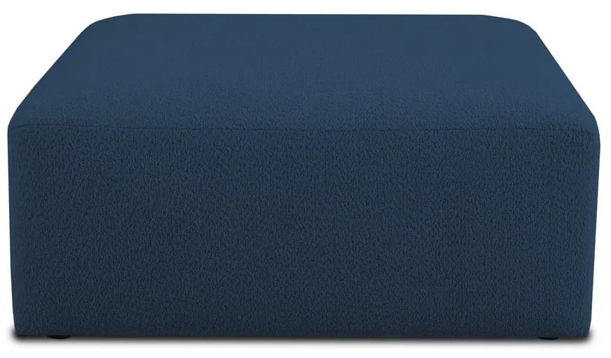 Modul pentru canapea albastru închis cu tapițerie din stofă bouclé Roxy – Scandic