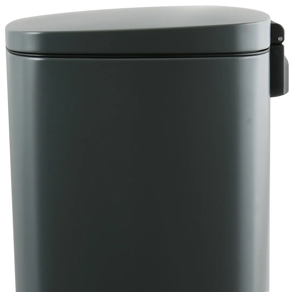Spirella Coș de gunoi cu pedală soft-close Akira50 l, gri mat, 50 l