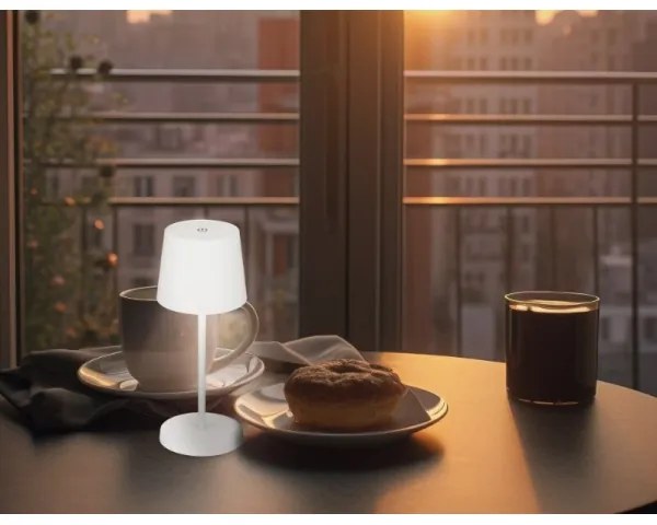 Lampă LED reîncărcabilă dimabilă de masă Briloner 7423016 LED/2,6W/5V IP44 alb