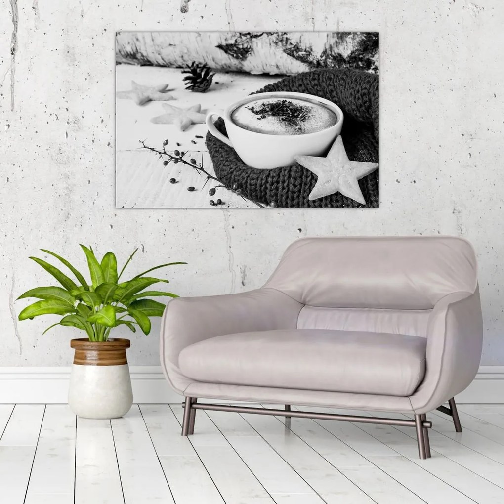 Tablou - Cappuccino de iarnă (90x60 cm)