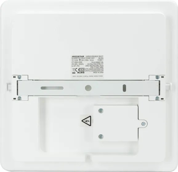 Aigostar - Plafonieră LED pentru baie, LED 18W, 230V, temperatură de culoare reglabilă 3000K–6500K, IP54, cu telecomandă