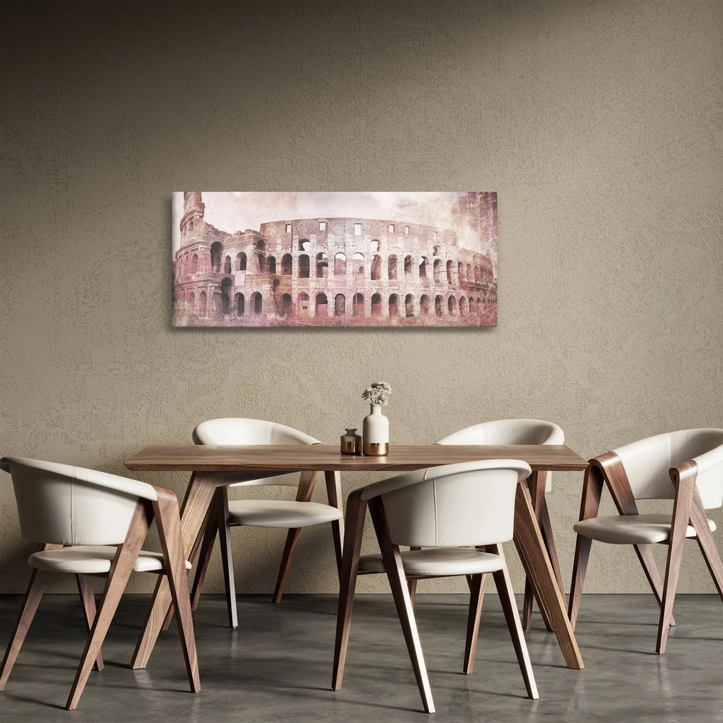 Tablou - Carte poștală de epocă a orașului N⁰2 (120x50 cm)