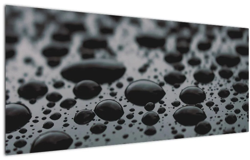 Tablou cu picături de apă (120x50 cm)