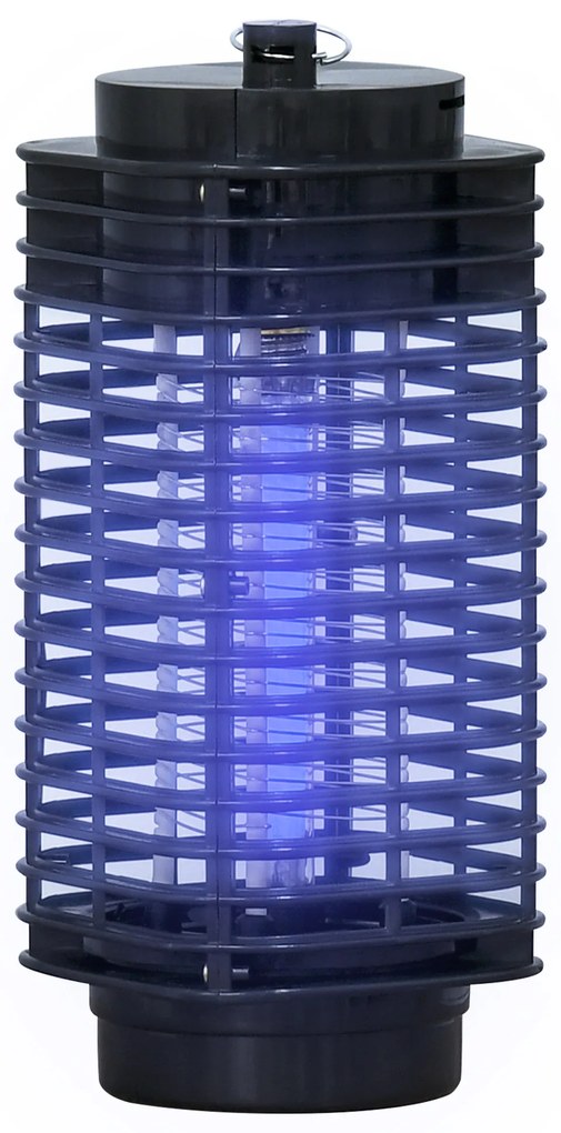 Outsunny Lampă Antițânțari cu Lumină UV pentru Interior și Exterior, Negru | Aosom Romania