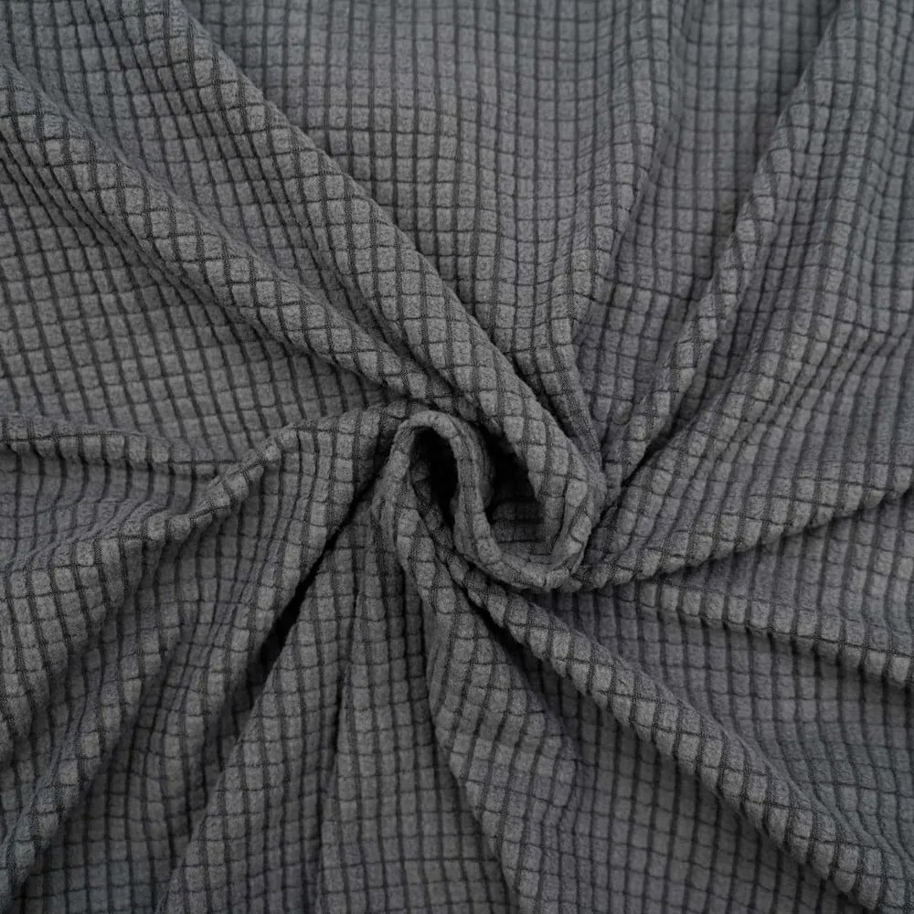 Husă gri antracit elastică pentru canapea cu 3 locuri Sacha – douceur d'intérieur