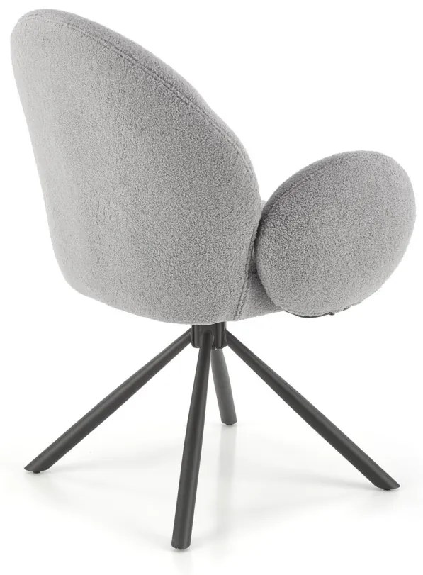 Scaun K498 tapitat gri