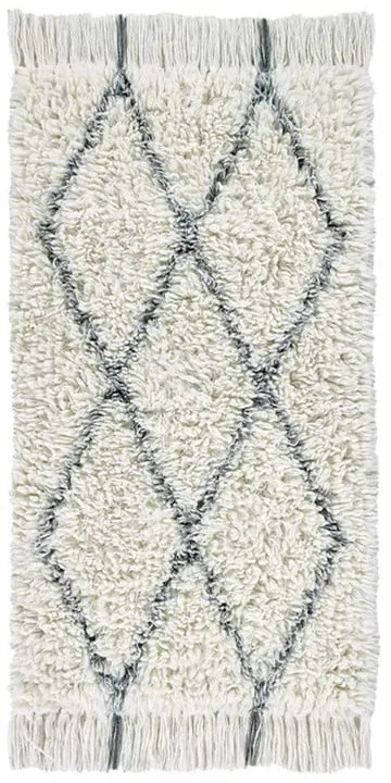 Covor crem lavabil/țesut manual din lână 80x140 cm Berber Soul – Lorena Canals