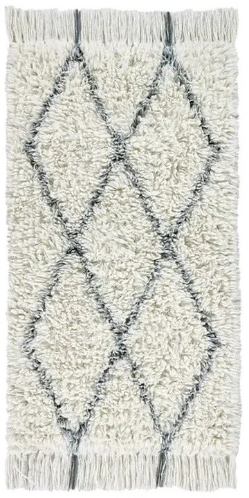 Covor crem lavabil/țesut manual din lână 80x140 cm Berber Soul – Lorena Canals